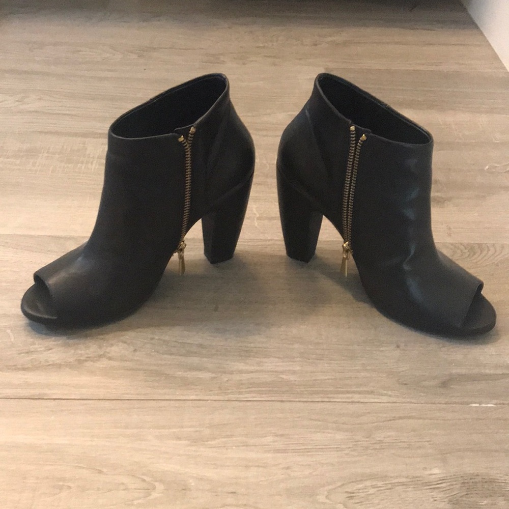Abound peep toe booties.